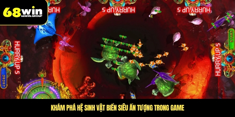 Khám phá hệ sinh vật biển siêu ấn tượng trong game