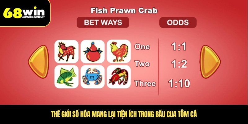 Thế giới số hóa mang lại tiện ích trong bầu cua tôm cá