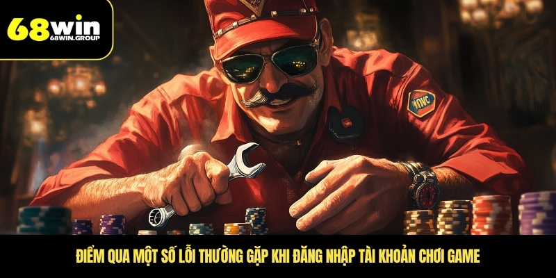 Điểm qua một số lỗi thường gặp khi đăng nhập tài khoản chơi game